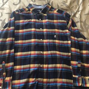 Psycho Bunny flannel shirt